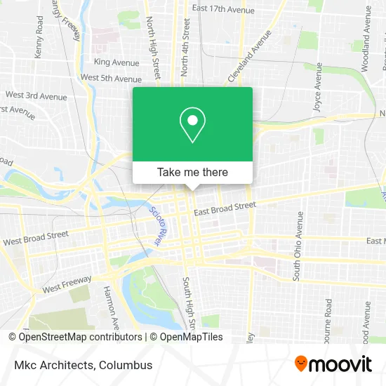 Mkc Architects map