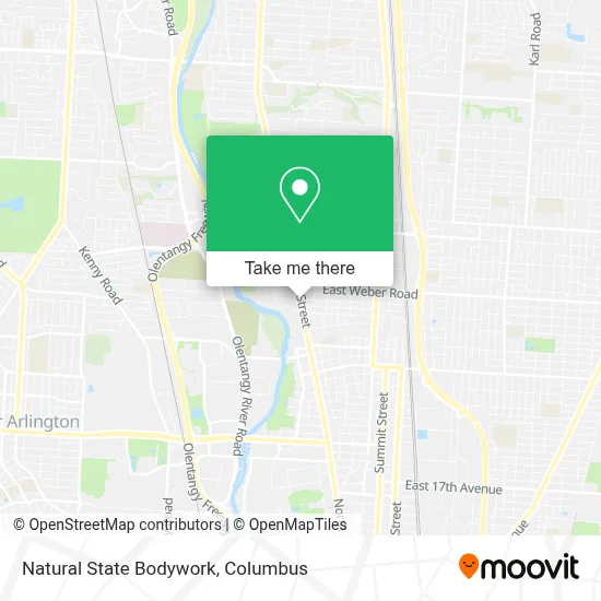 Natural State Bodywork map