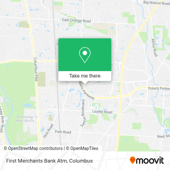 First Merchants Bank Atm map