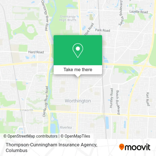 Thompson-Cunningham Insurance Agency map