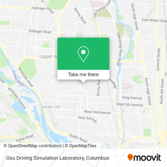 Osu Driving Simulation Laboratory map