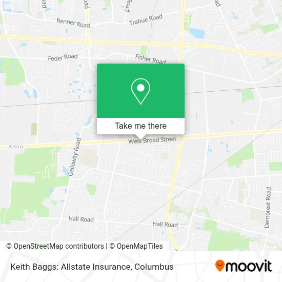 Keith Baggs: Allstate Insurance map