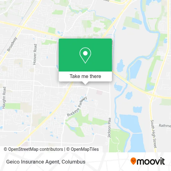 Geico Insurance Agent map