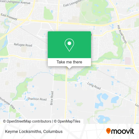 Keyme Locksmiths map