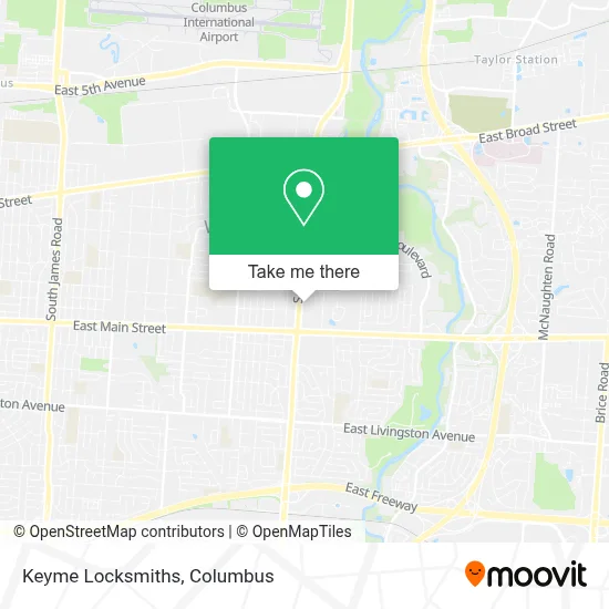 Keyme Locksmiths map