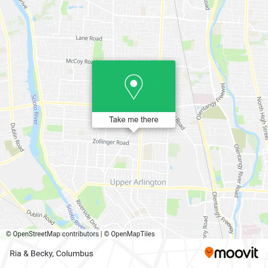 Ria & Becky map