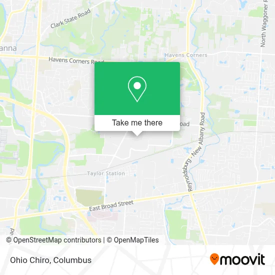 Ohio Chiro map