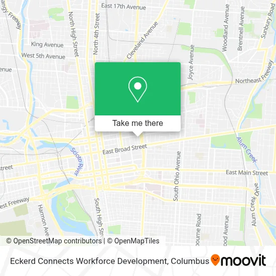 Eckerd Connects Workforce Development map