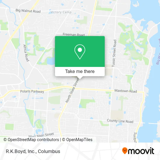 R.K.Boyd, Inc. map