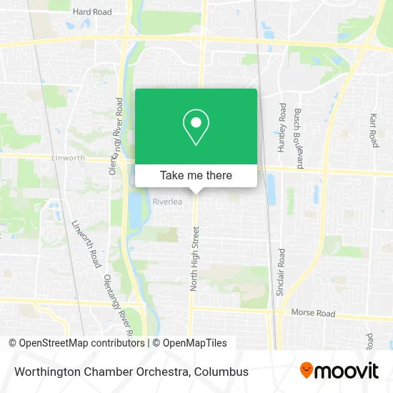 Worthington Chamber Orchestra map