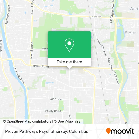 Proven Pathways Psychotherapy map