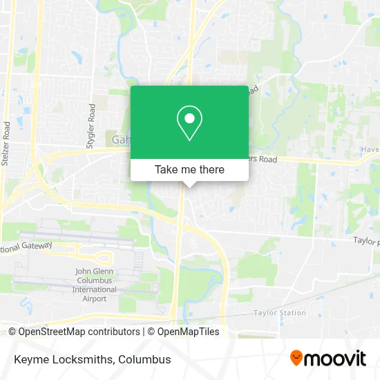 Keyme Locksmiths map