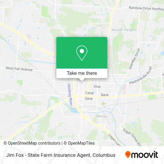 Jim Fox - State Farm Insurance Agent map
