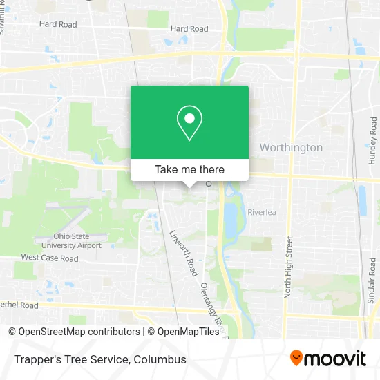 Trapper's Tree Service map