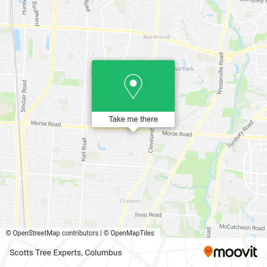 Scotts Tree Experts map