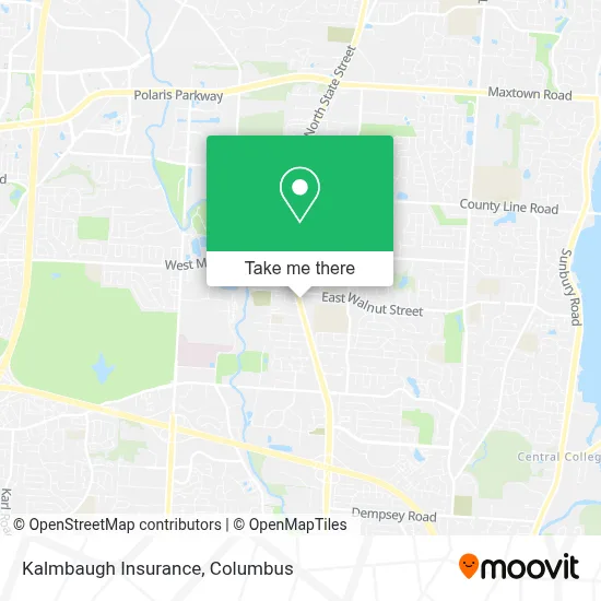 Kalmbaugh Insurance map
