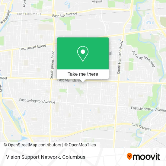 Vision Support Network map