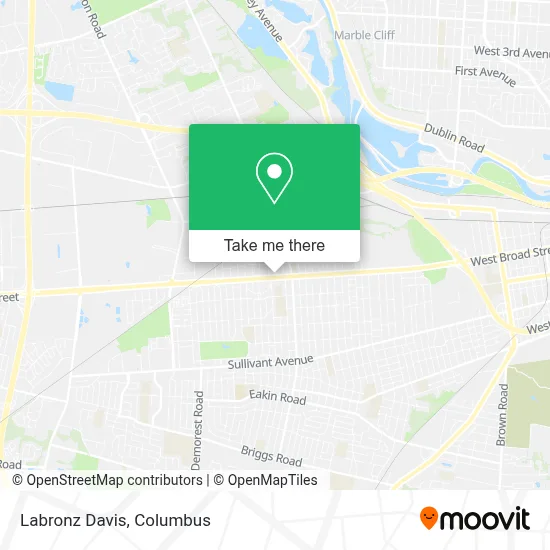 Labronz Davis map