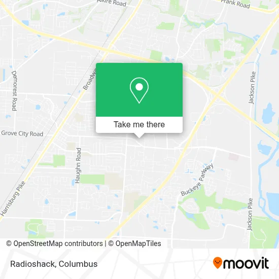 Radioshack map