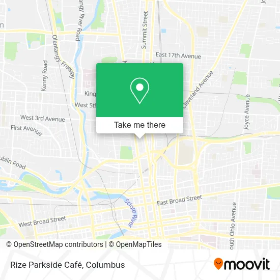 Rize Parkside Café map