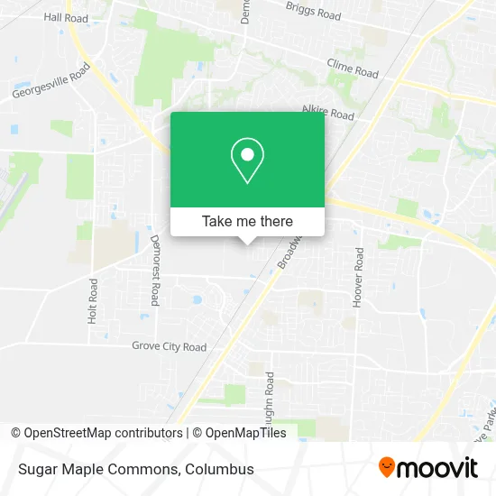 Sugar Maple Commons map
