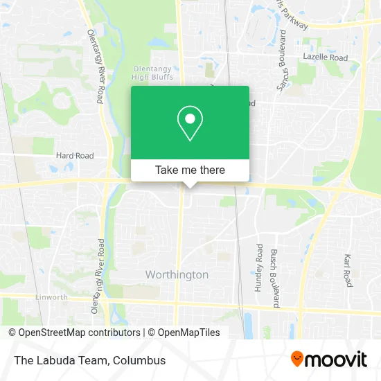 The Labuda Team map
