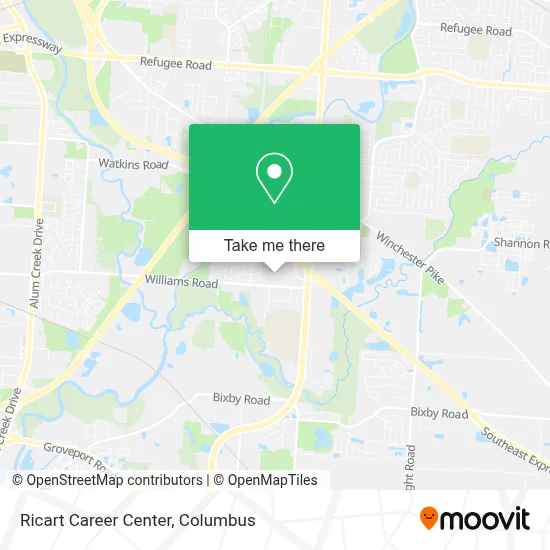 Ricart Career Center map