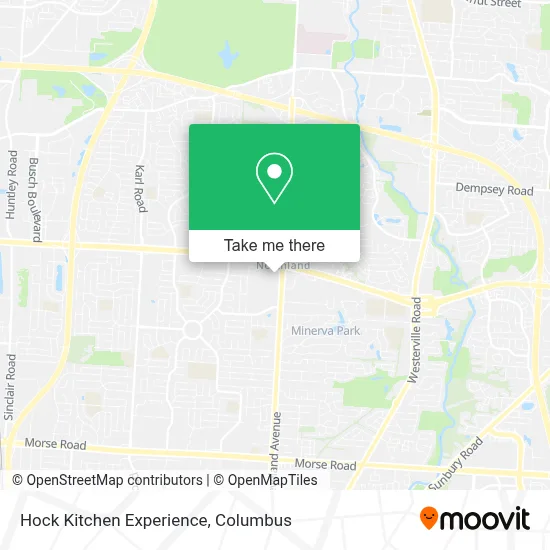Hock Kitchen Experience map