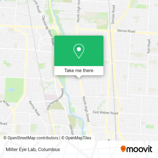 Miller Eye Lab map