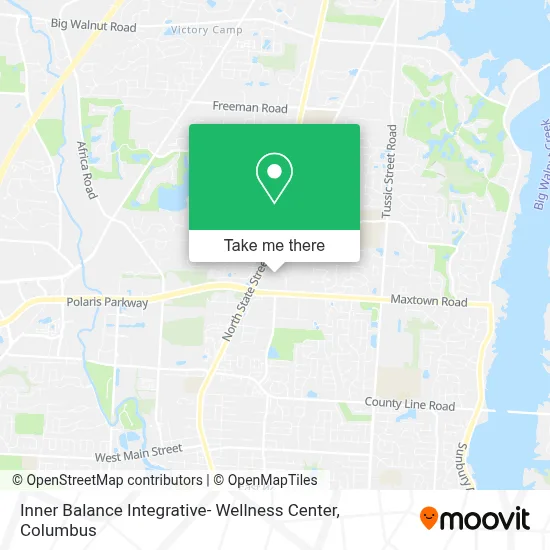 Inner Balance Integrative- Wellness Center map