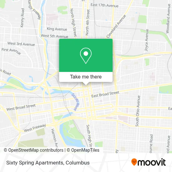 Sixty Spring Apartments map