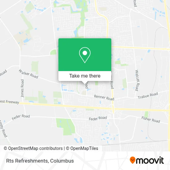 Rts Refreshments map