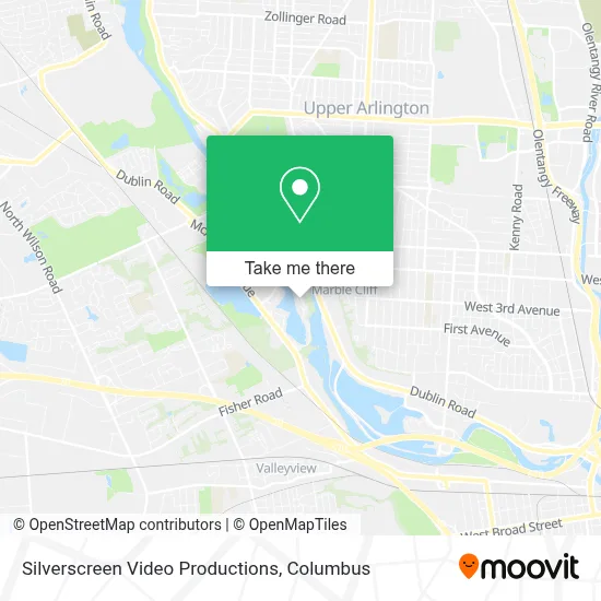 Silverscreen Video Productions map