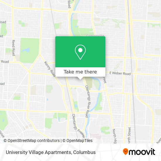 Mapa de University Village Apartments