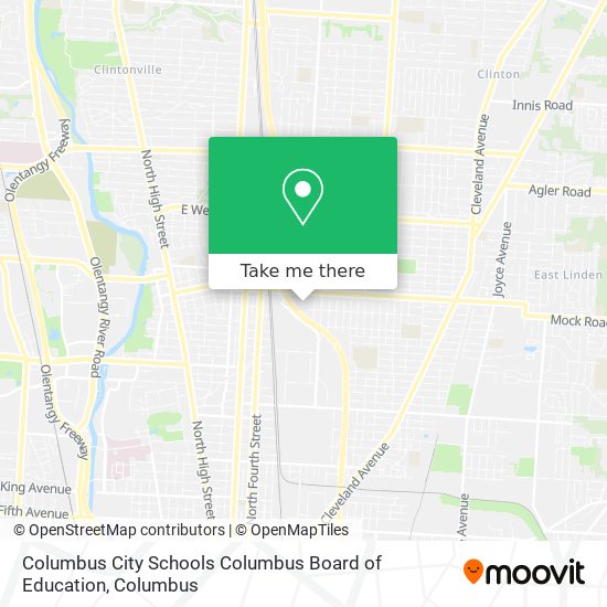 Columbus City Schools Columbus Board of Education map
