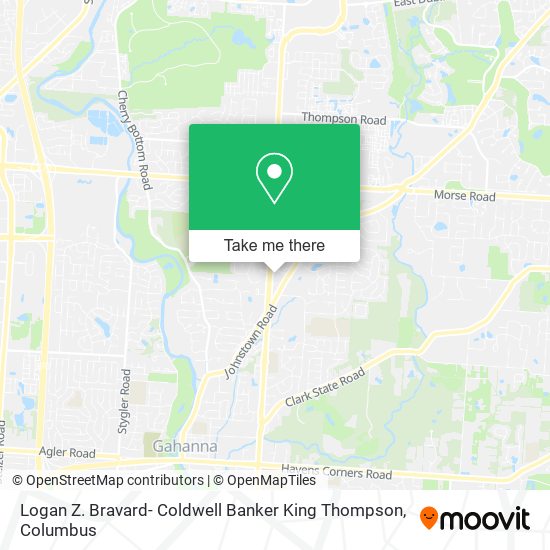 Mapa de Logan Z. Bravard- Coldwell Banker King Thompson