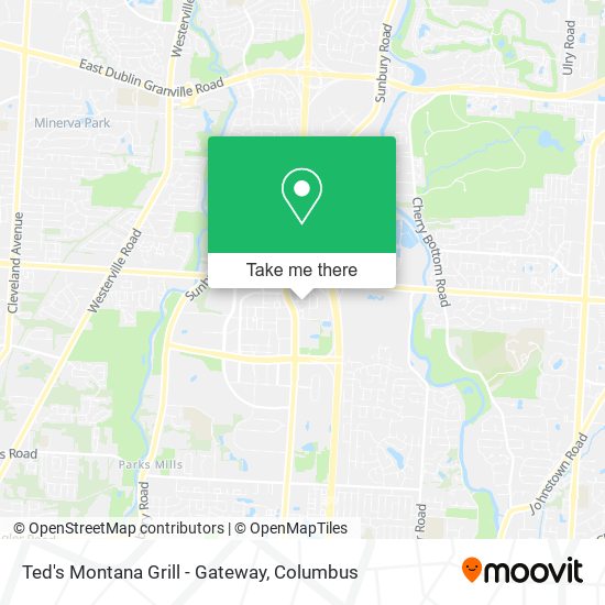 Mapa de Ted's Montana Grill - Gateway