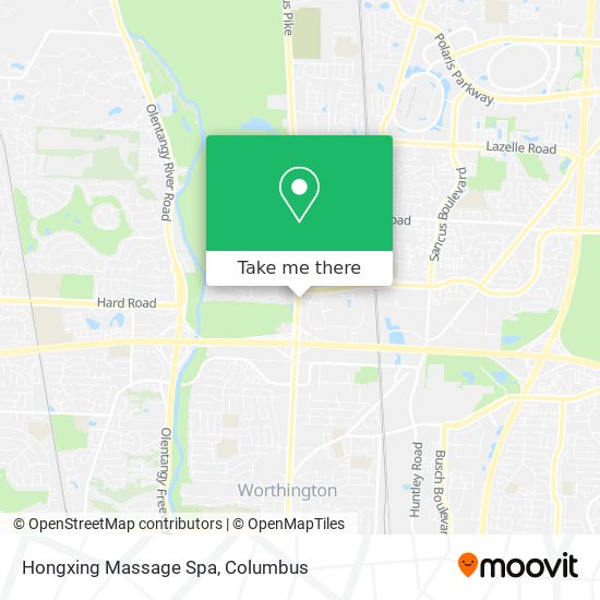 Mapa de Hongxing Massage Spa