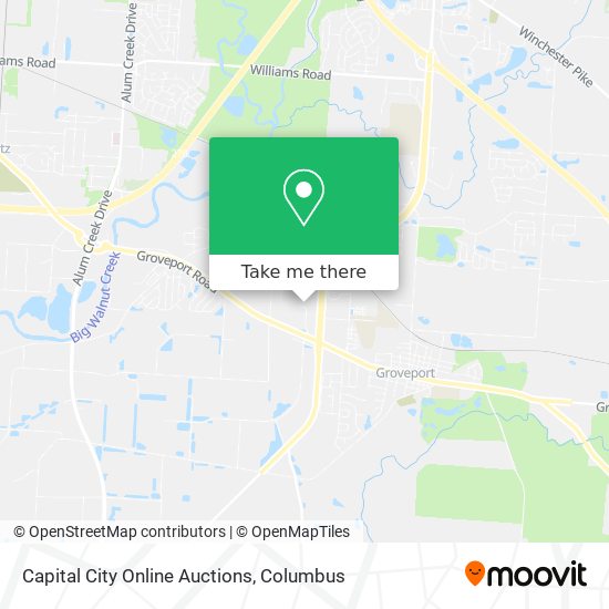 Capital City Online Auctions map