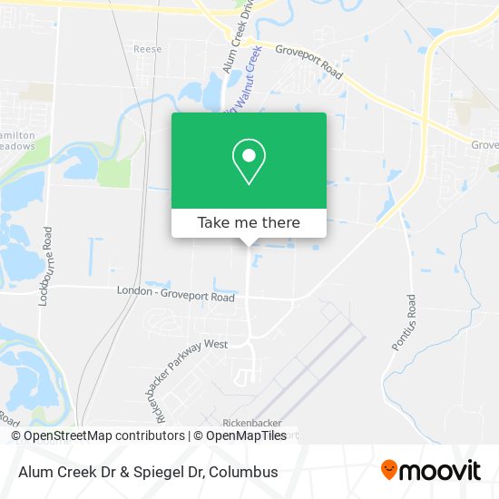 Mapa de Alum Creek Dr & Spiegel Dr