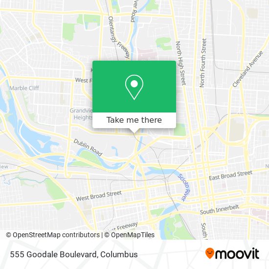 555 Goodale Boulevard map