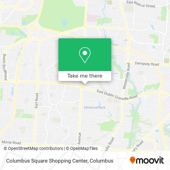 Mapa de Columbus Square Shopping Center