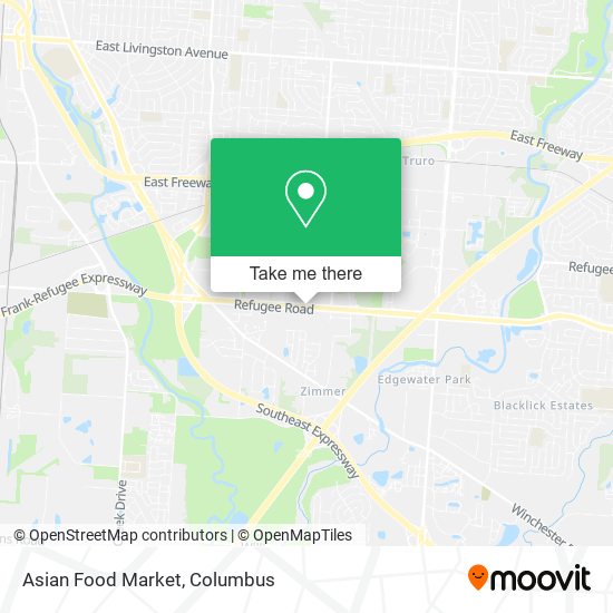 Mapa de Asian Food Market
