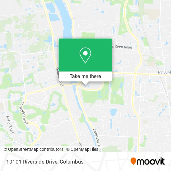 10101 Riverside Drive map
