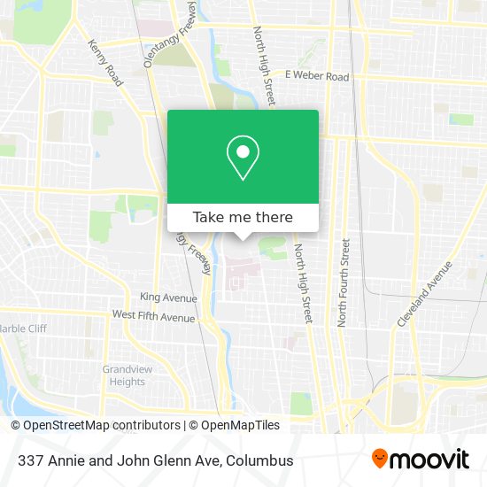 337 Annie and John Glenn Ave map