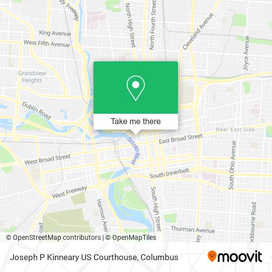 Joseph P Kinneary US Courthouse map