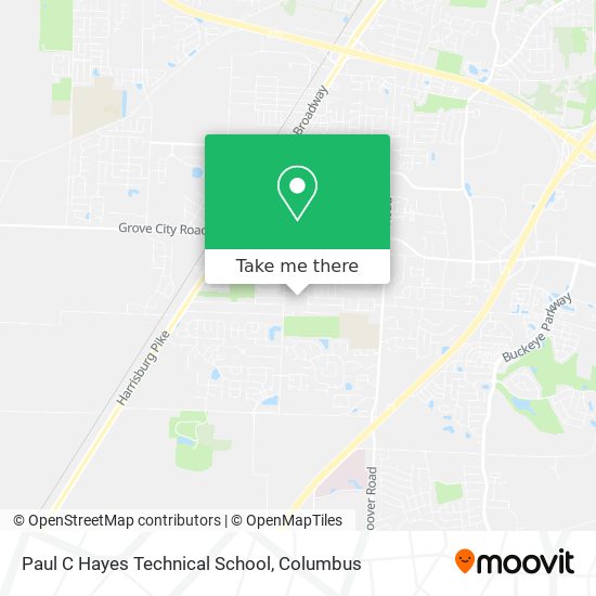 Paul C Hayes Technical School map