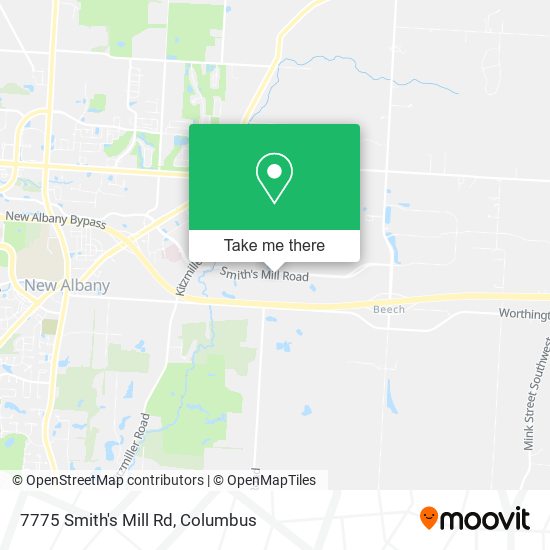 Mapa de 7775 Smith's Mill Rd