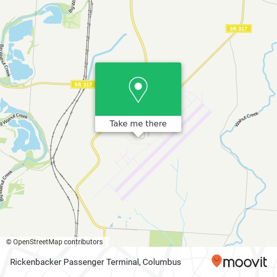 Rickenbacker Passenger Terminal map