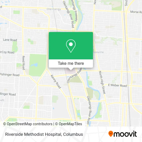 Riverside Methodist Hospital map